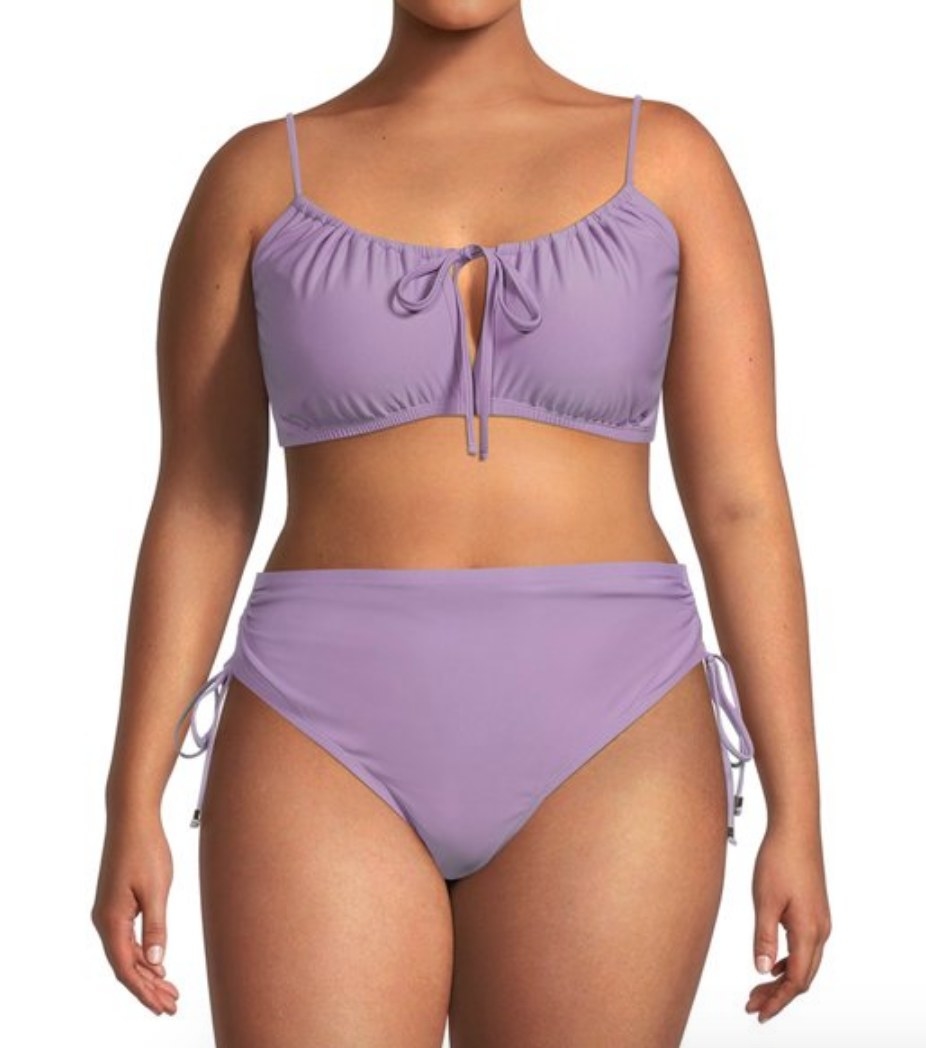 the purple bikini