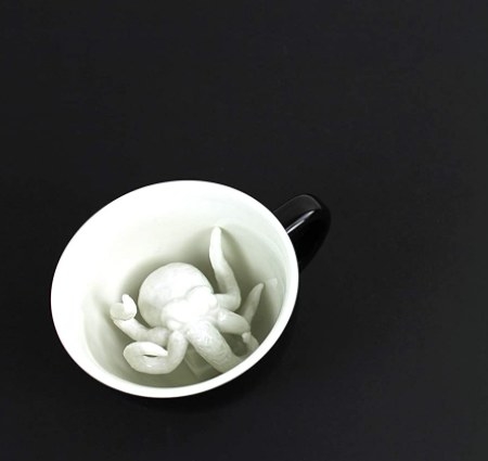 Taza de cerámica con diseño 3D de Cthulhu