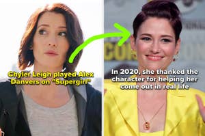 Chyler Leigh as Alex on Supergirl