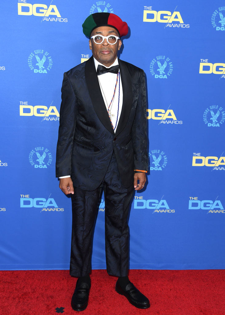 Spike at the DGA Awards red carpet