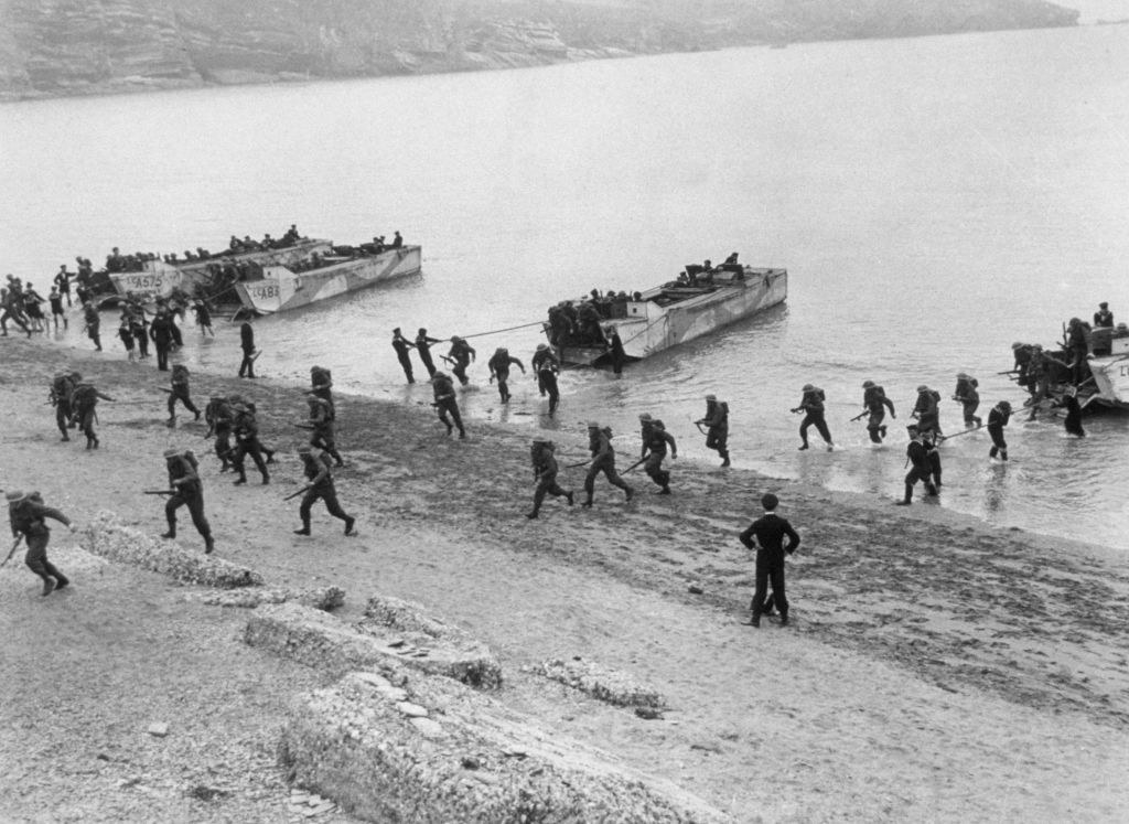 soldiers on D-Day