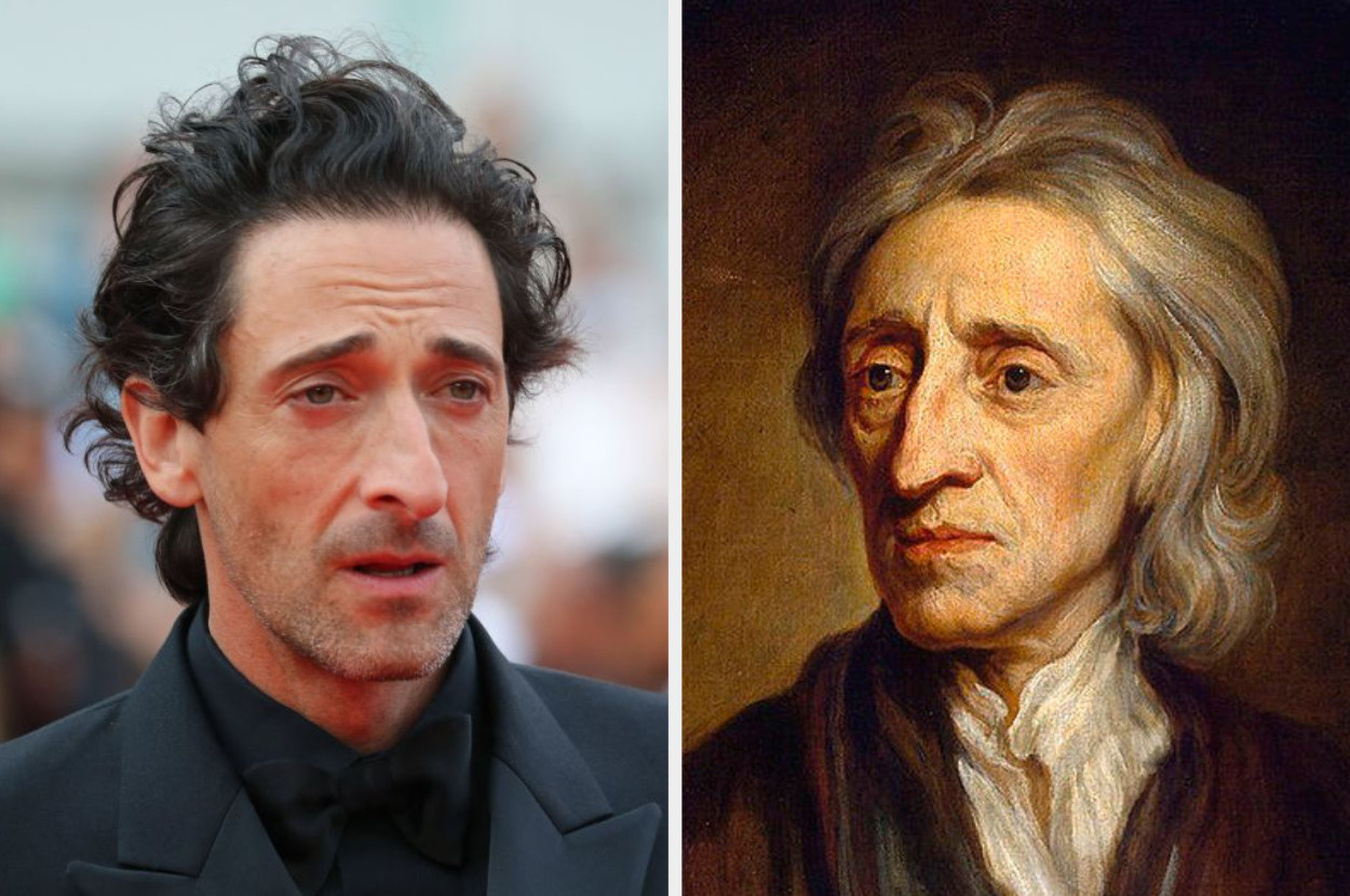 Side-by-side of Adrien Brody and John Locke