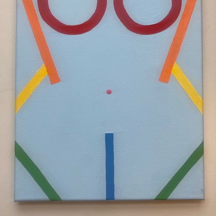 An abstract art painting