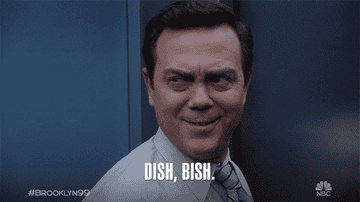 charles saying dish bish on brooklyn nine nine