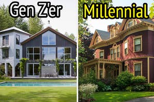 A house is labeled, "Gen Z'er and Millenial"