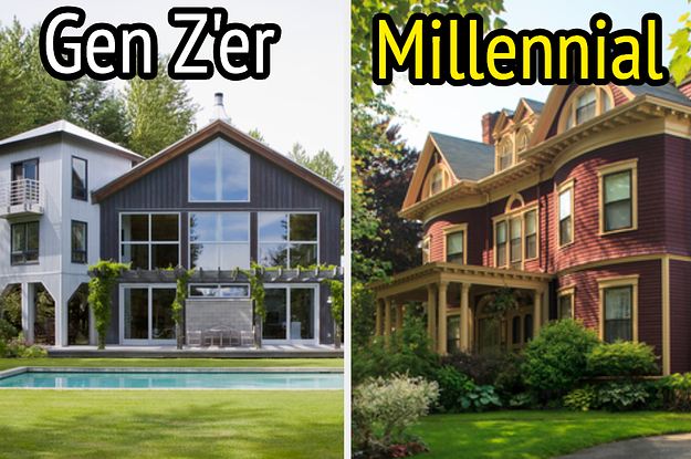 A house is labeled, "Gen Z'er and Millenial"
