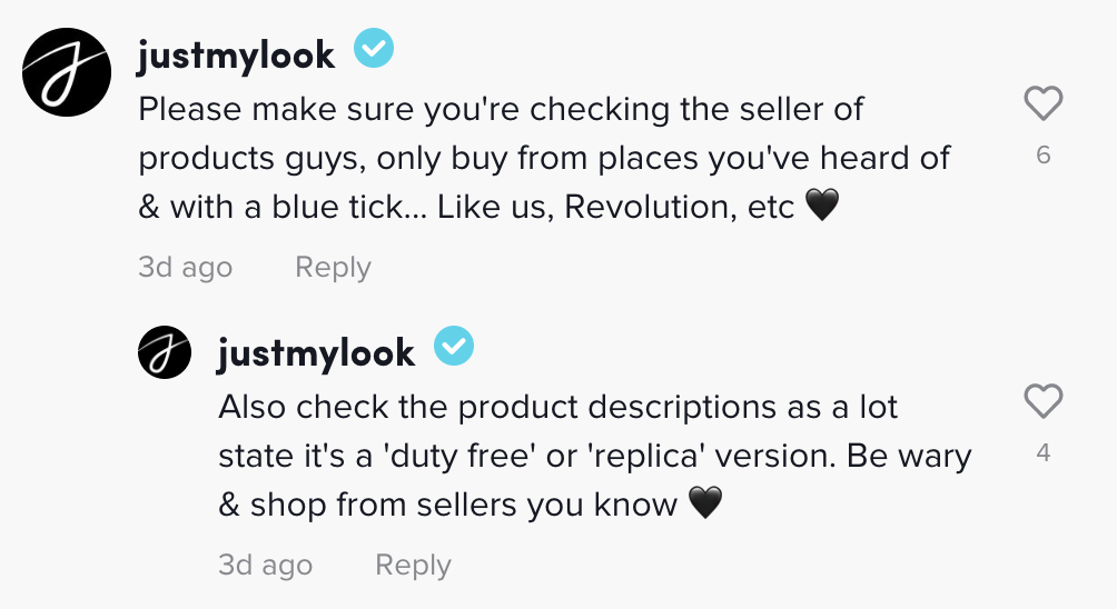 TikTok teens are obsessed with fake luxury products