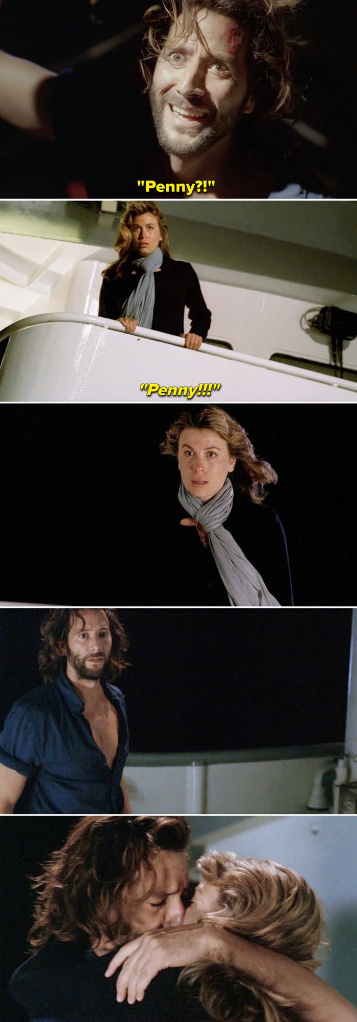 Desmond and Penny reuniting