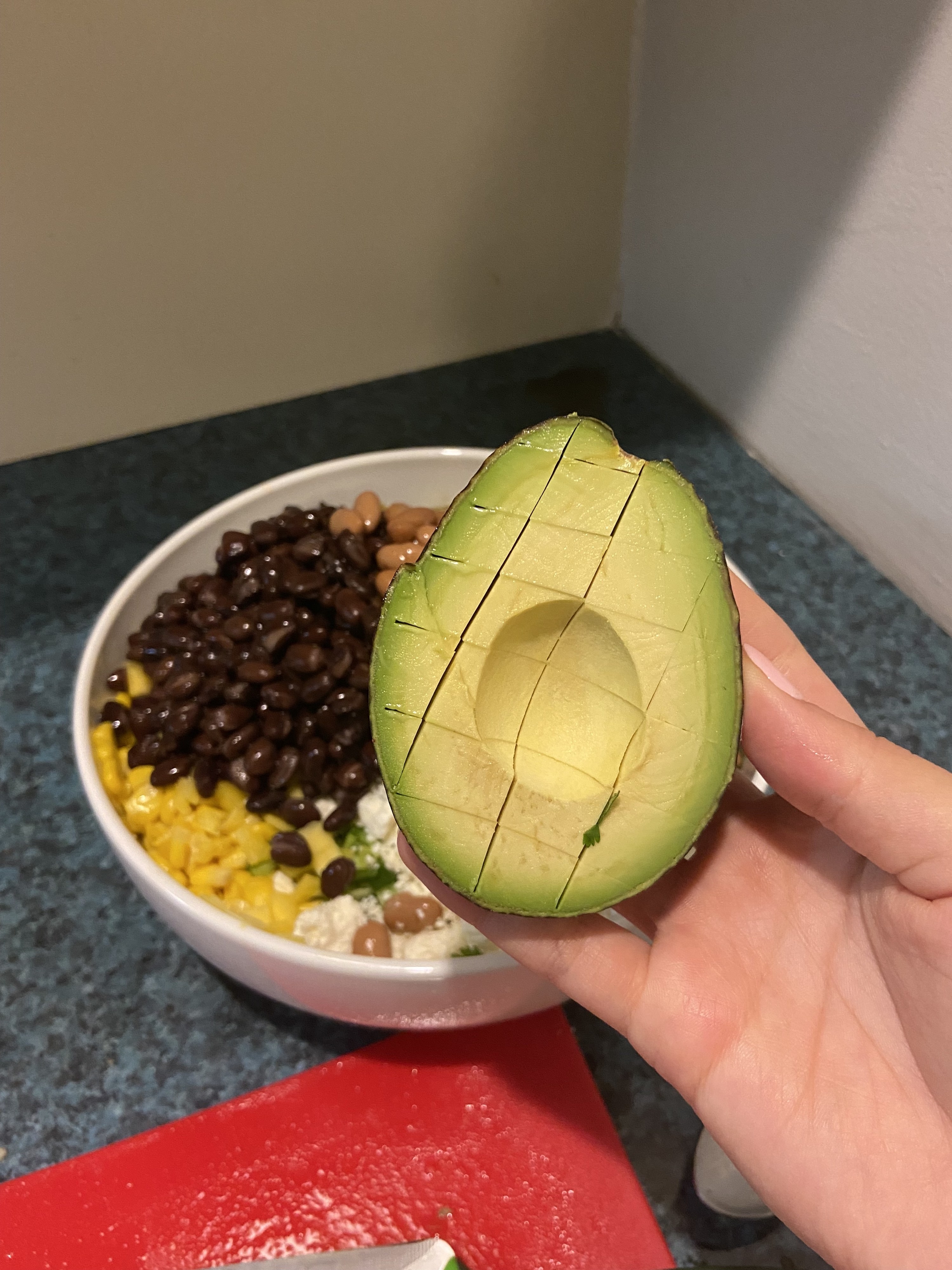 sliced avocado