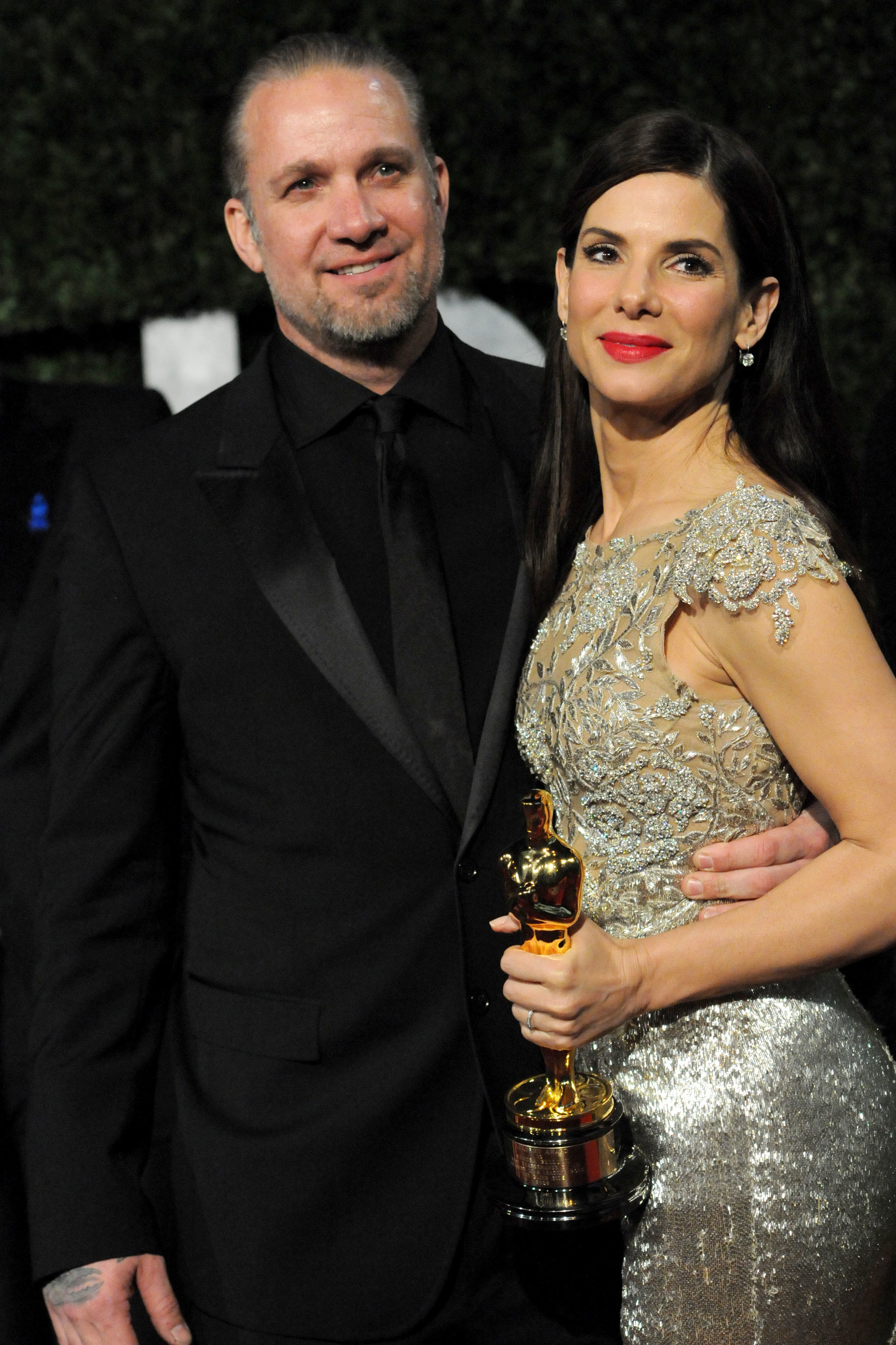 Jesse James and Sandra Bullock attend VANITY FAIR Oscar Party in March 2010