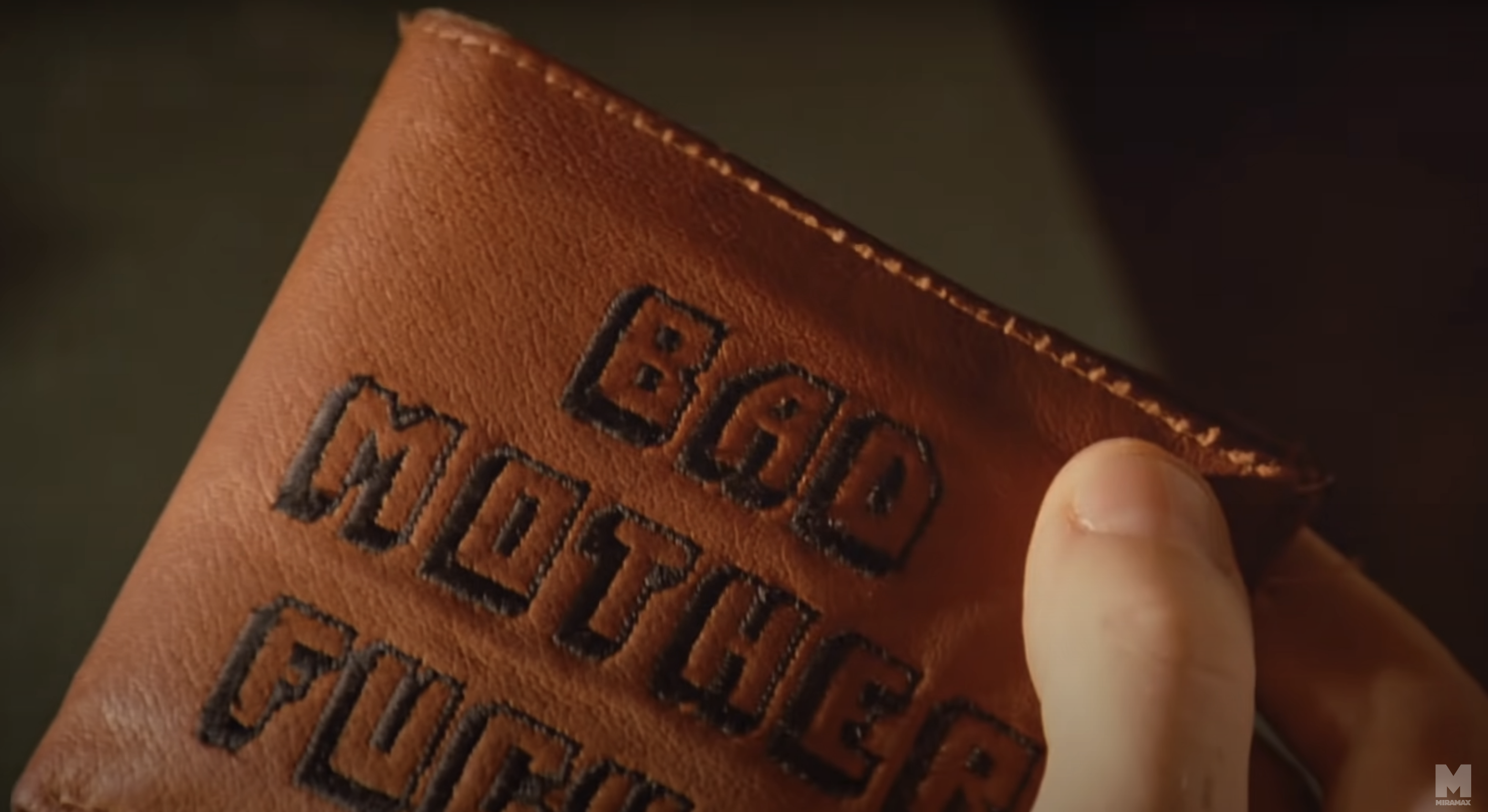 Close up of Bad MF wallet