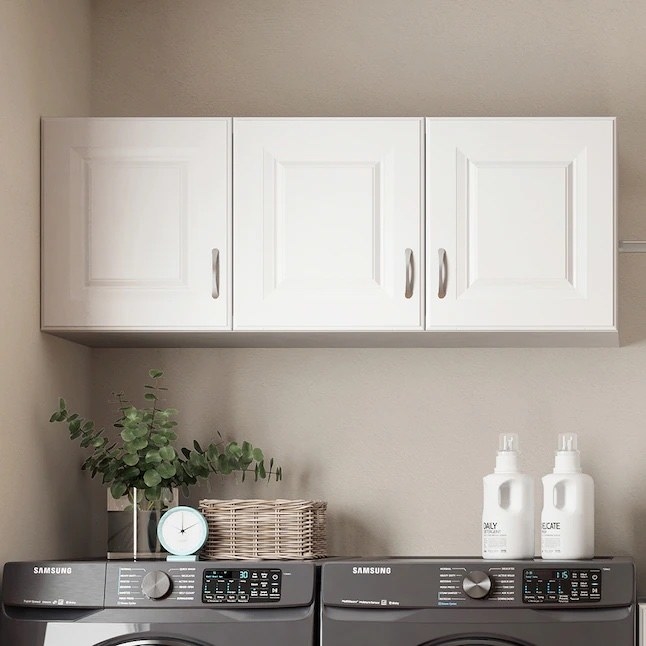 a wall-mount utility storage cabinet