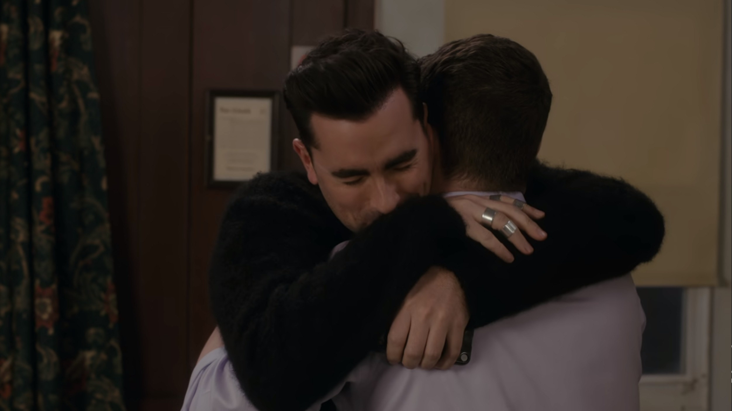 David hugging Patrick