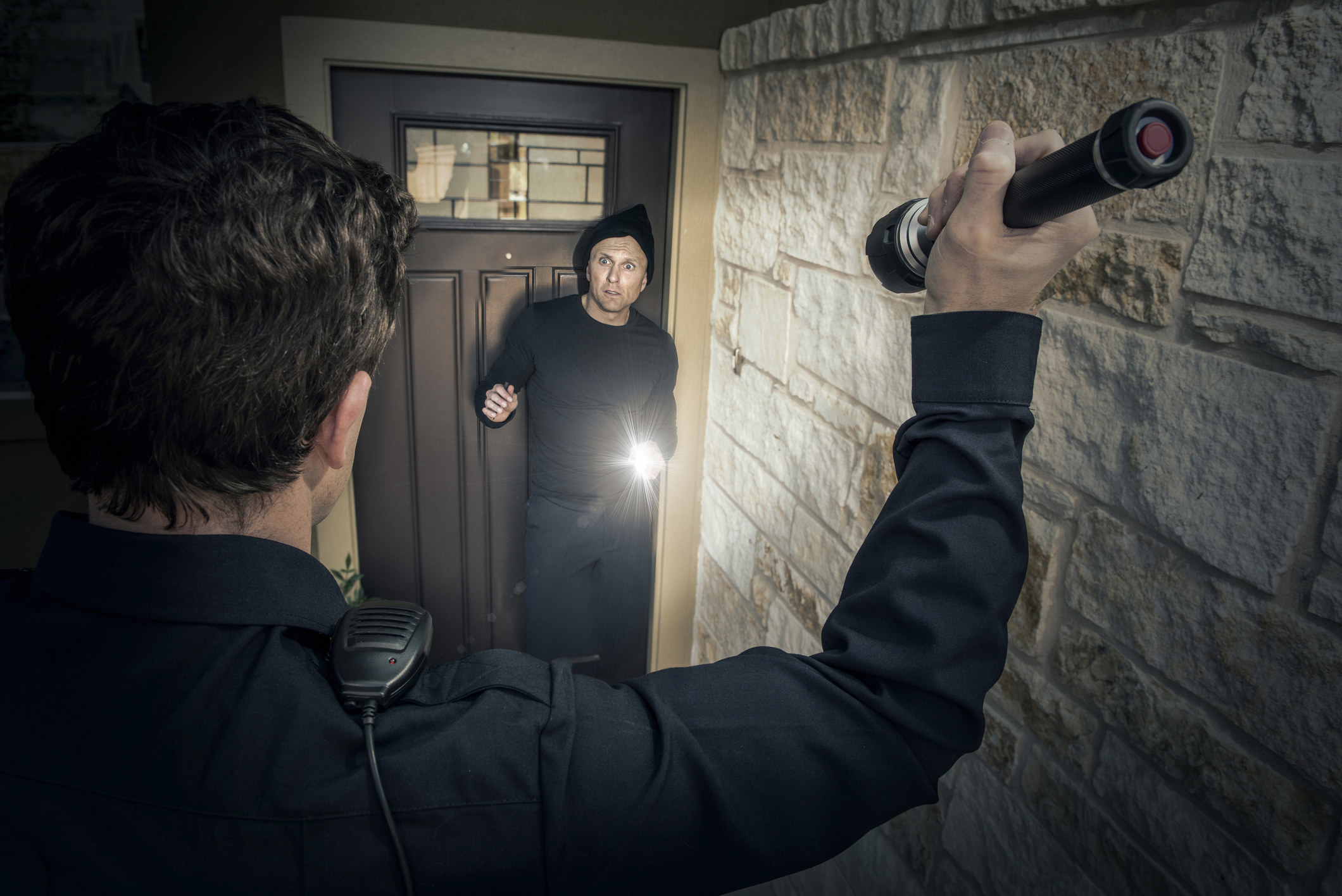 Ring doorbell camera catches man peering into home at night over