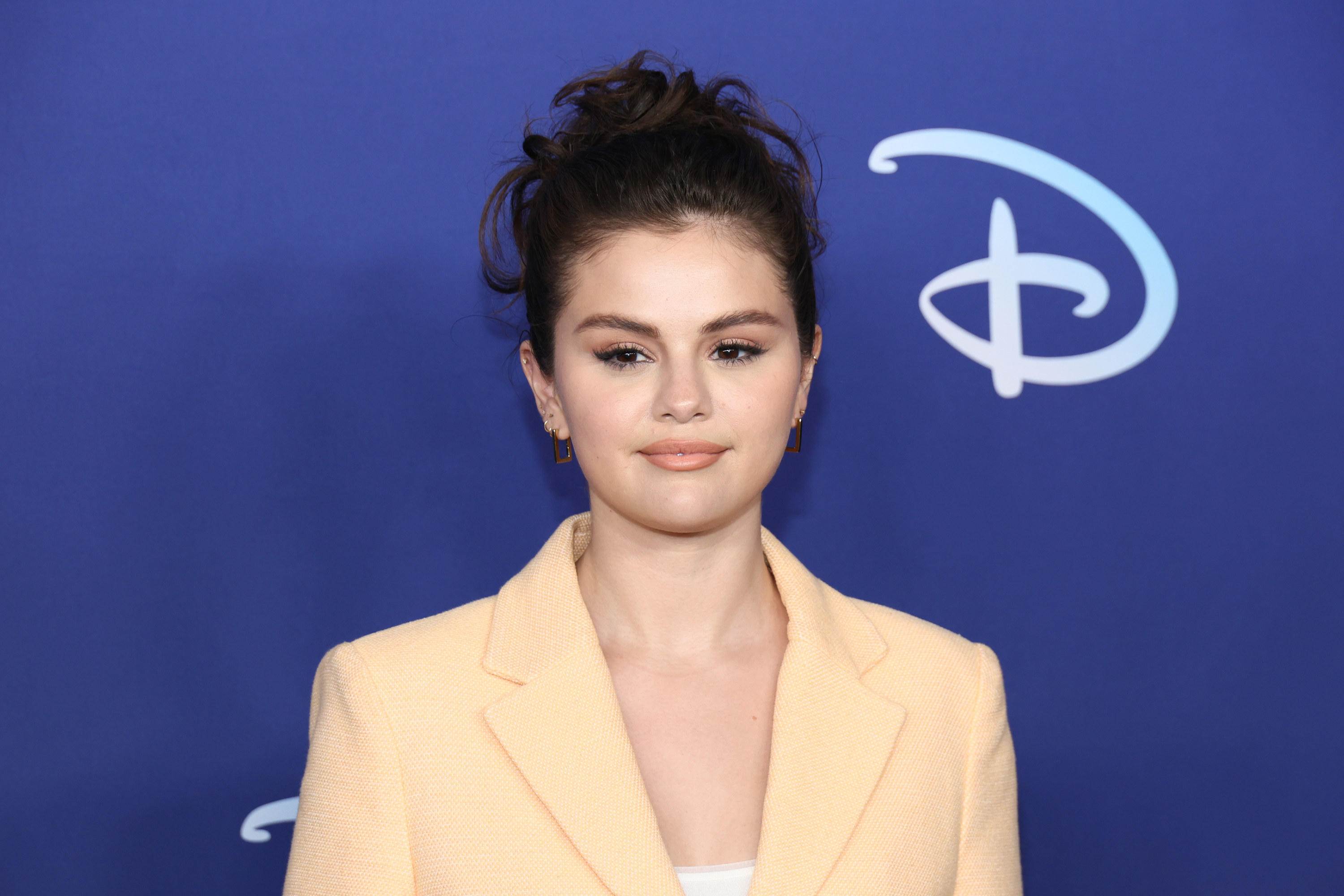 Selena Gomez attends the 2022 ABC Disney Upfront at Basketball City - Pier 36 - South Street on May 17, 2022 in New York City