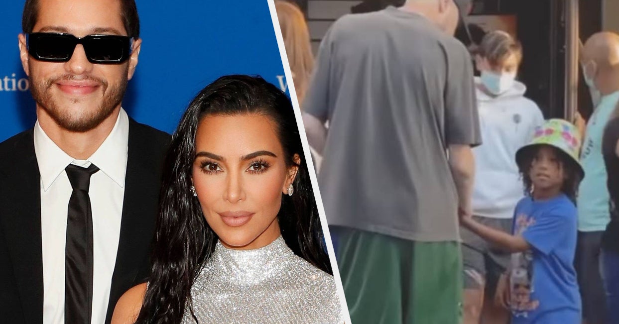 Pete Davidson Was Spotted Holding Saint West’s Hand After Kim Kardashian Opened Up About How Her Kids Might React To Having A Stepdad