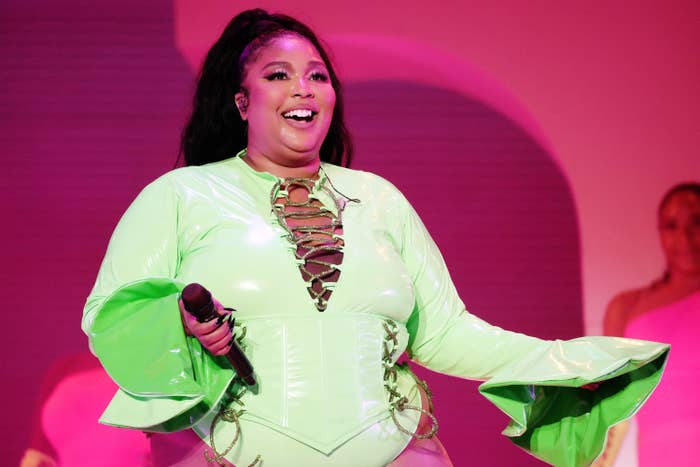A close-up of Lizzo