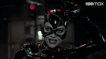 Catwoman saying meow in Batman Returns