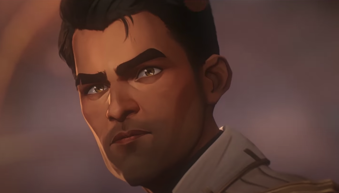 A close up of Jayce