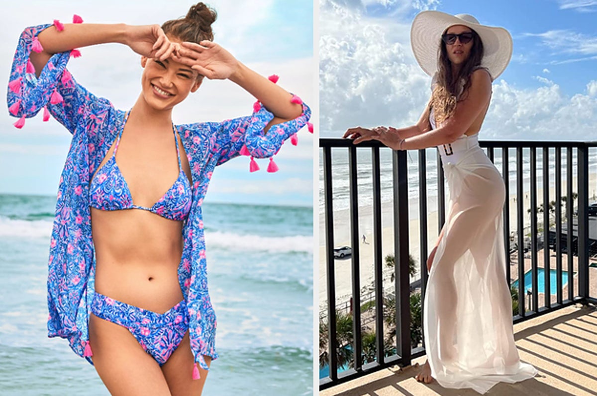 CHICGAL Women's Swimsuit Cover-ups Summer Beach Wrap Shorts Bikini bathing  Suit Sarongs Mini Dress (White,S) at  Women's Clothing store