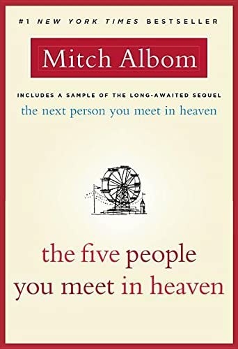 Book cover of the five people you meet in heaven