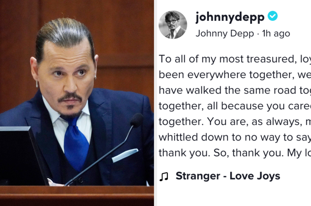 Johnny Depp Posted His First Official TikTok Since The Amber Heard ...