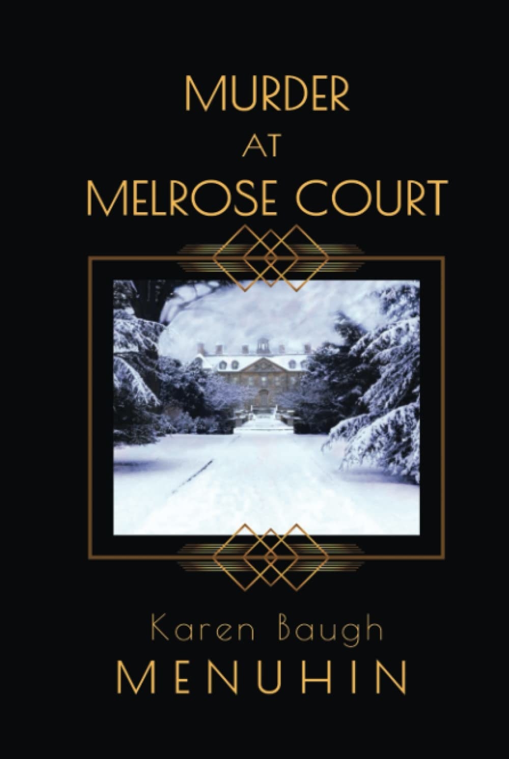 Book cover of &quot;murder at melrose court&quot;