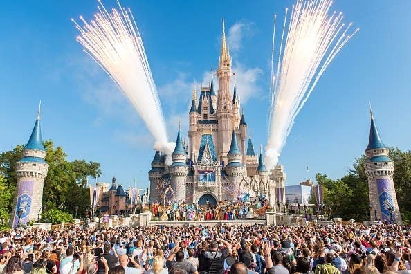 Disney adult' couple spark backlash after paying for Mickey Mouse  appearance over wedding food