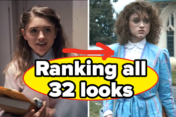 Vintage 80s Stripy shirt worn by Nancy Wheeler (Natalia Dyer) as seen in Stranger  Things TV show (Season 4 Episode 9)