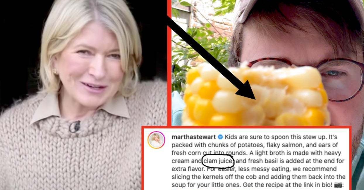 Martha Stewart Is Getting Roasted After Posting A “Kid-Friendly” Recipe On Instagram That’s Decidedly, Well…NOT That At All
