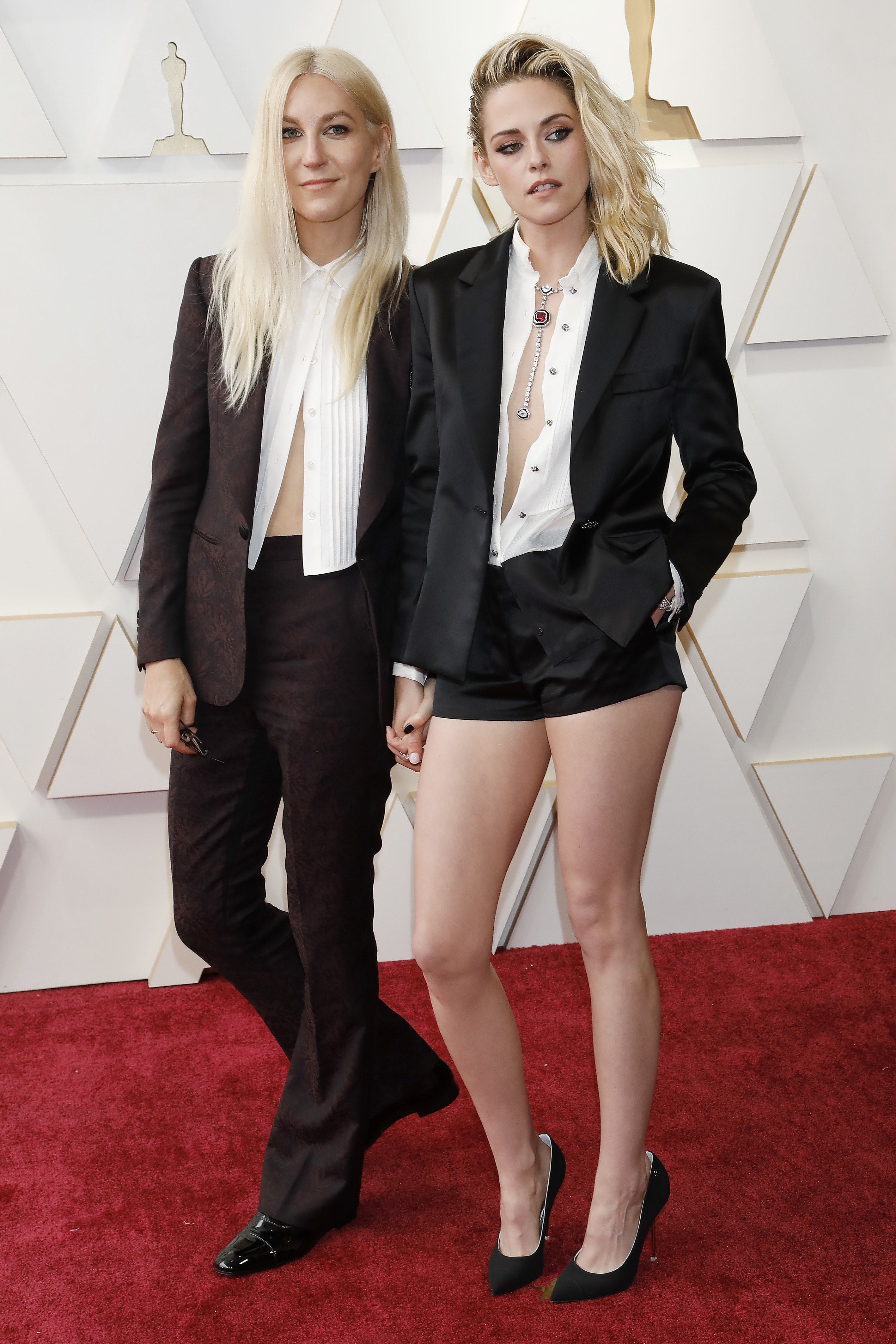the two posing on the red carpet