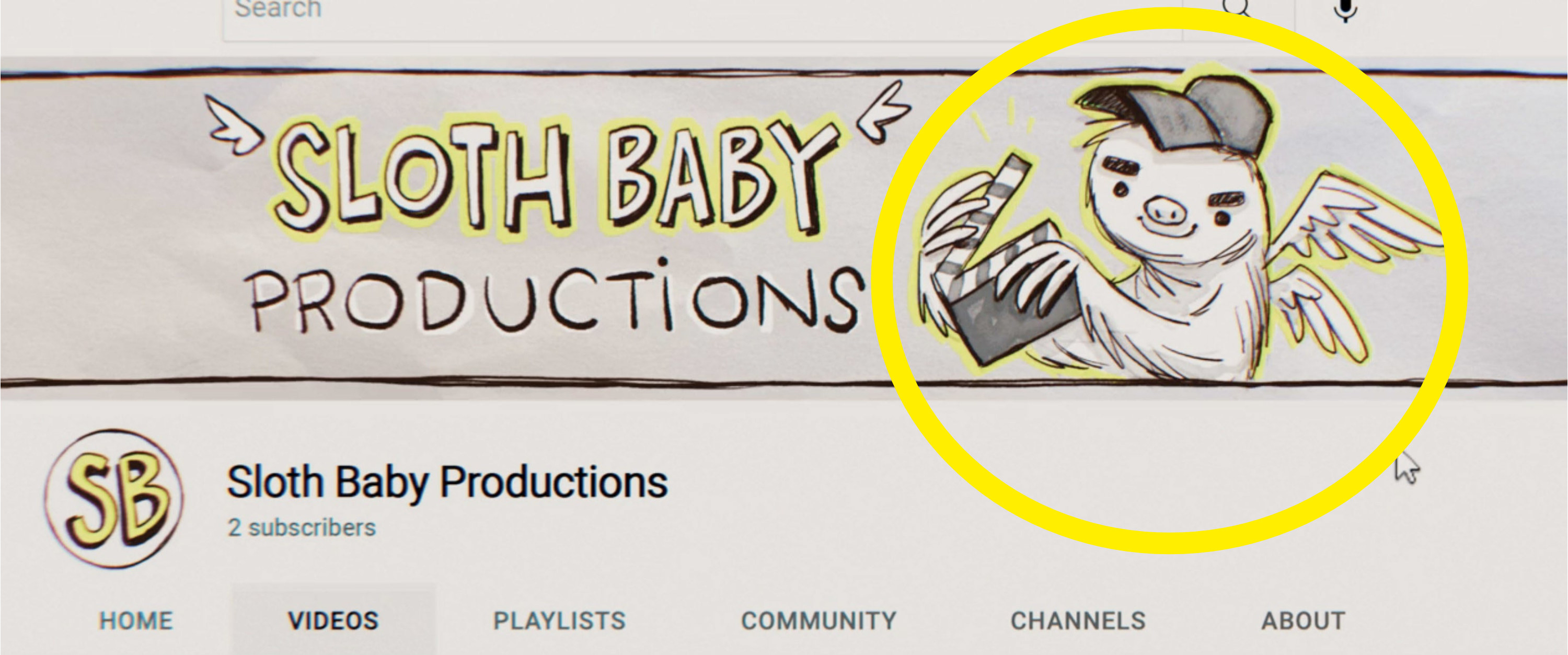 &quot;Sloth Baby Productions&quot;