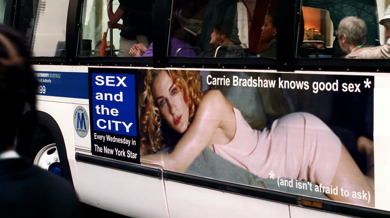 the ad on the side of the bus