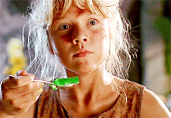 A GIF of the previous image, which shows that Lex was shivering in fear, making the Jello jiggle on the spoon