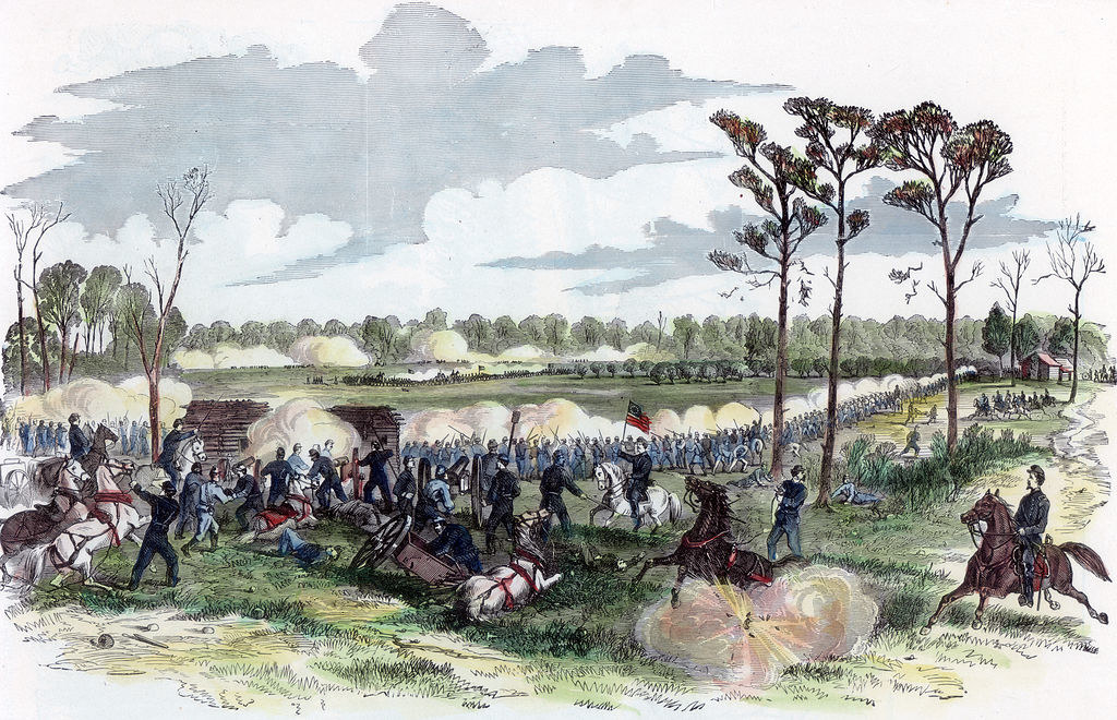 an illustration of a battle