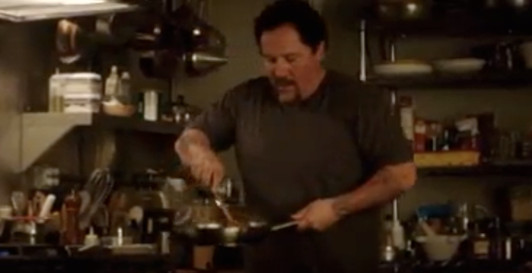 Jon Favreau playing a chef