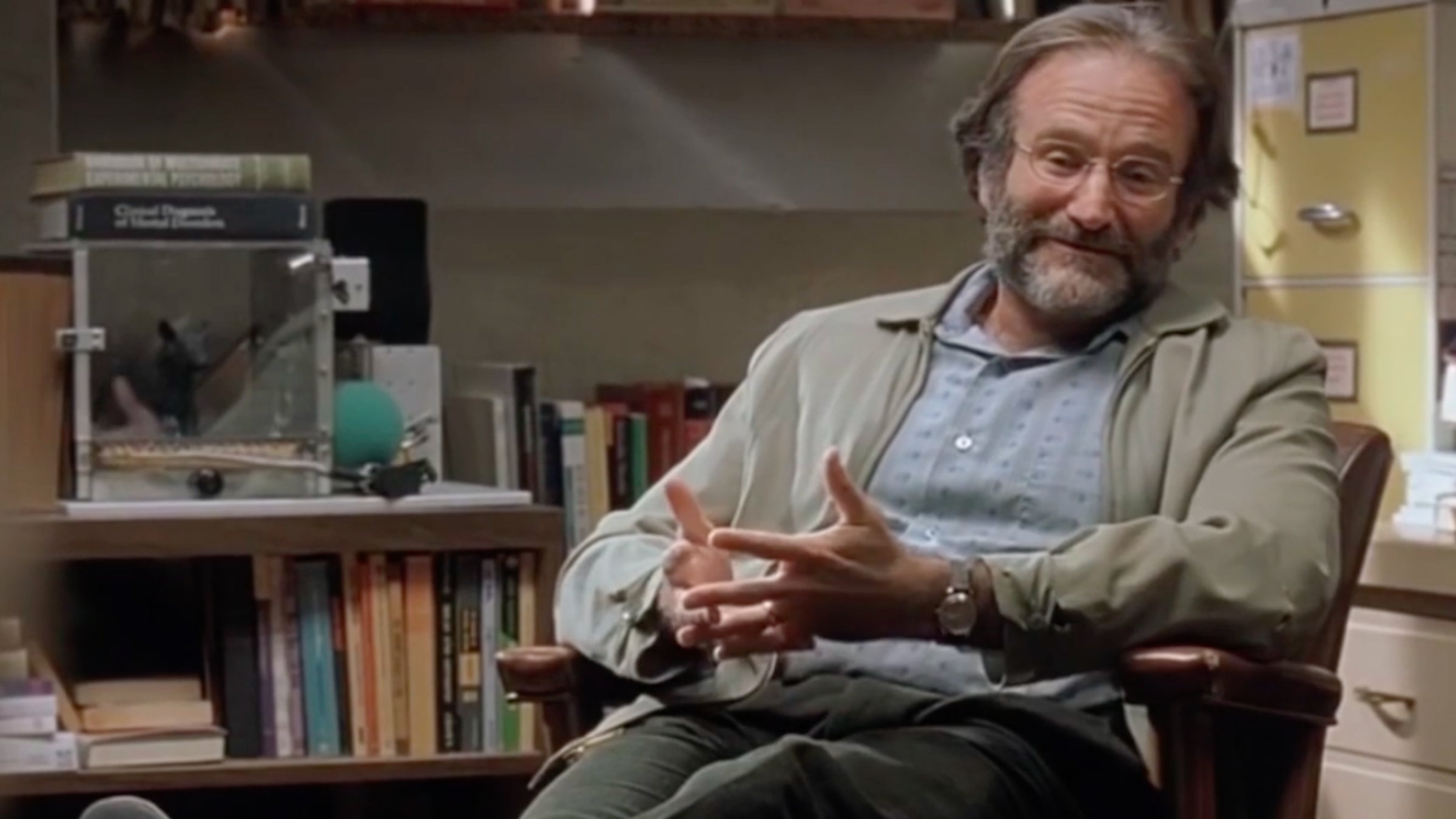 Robin Williams as a psychologist