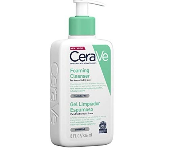 Gel limpiador facial de CeraVe