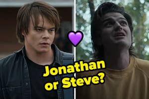 Jonathan is on the left with Steve on the right labeled, "Jonathan or Steve?"