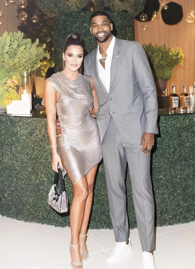 Khloé Kardashian junto a Tristan Thompson