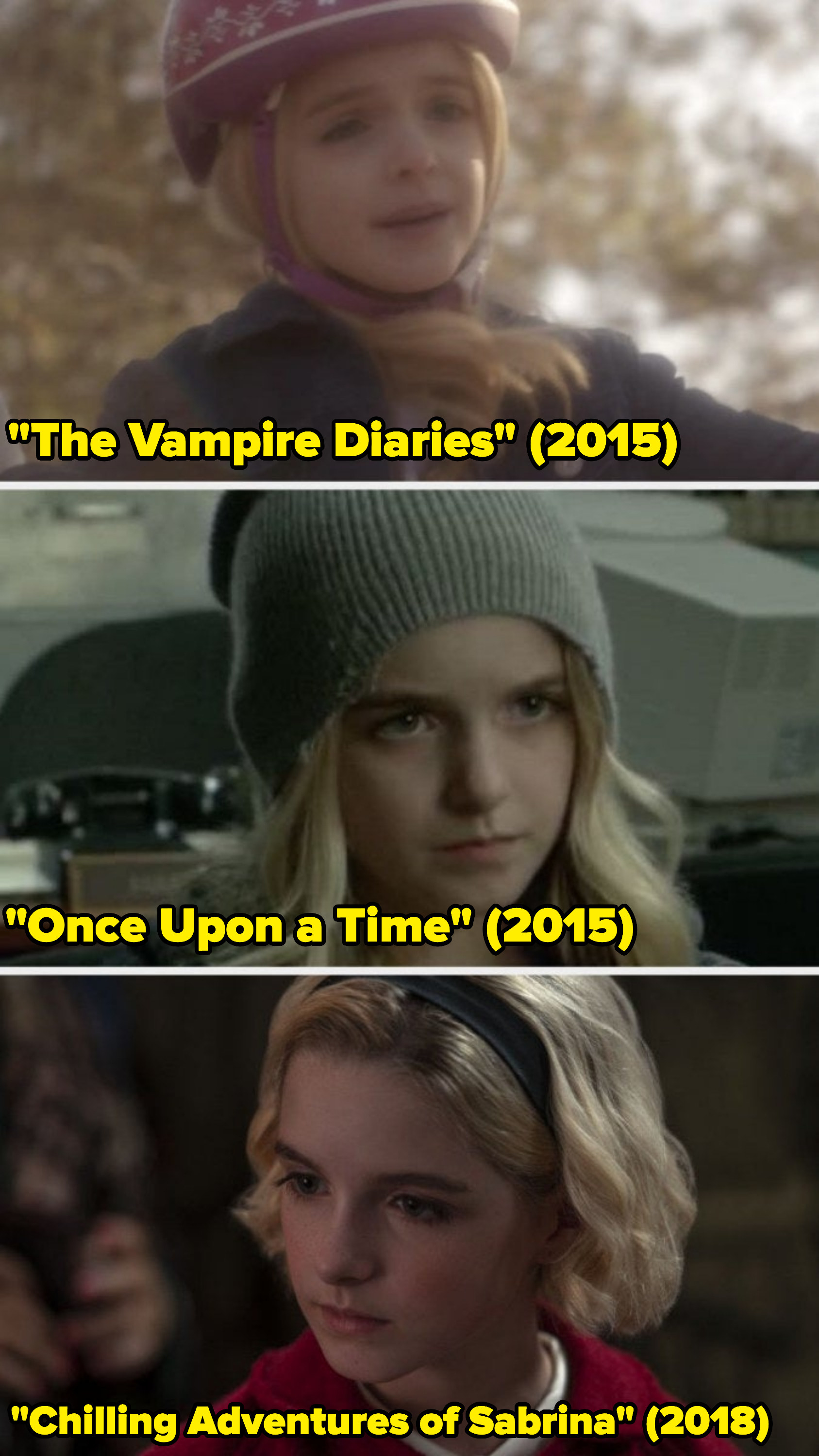McKenna Grace on several shows