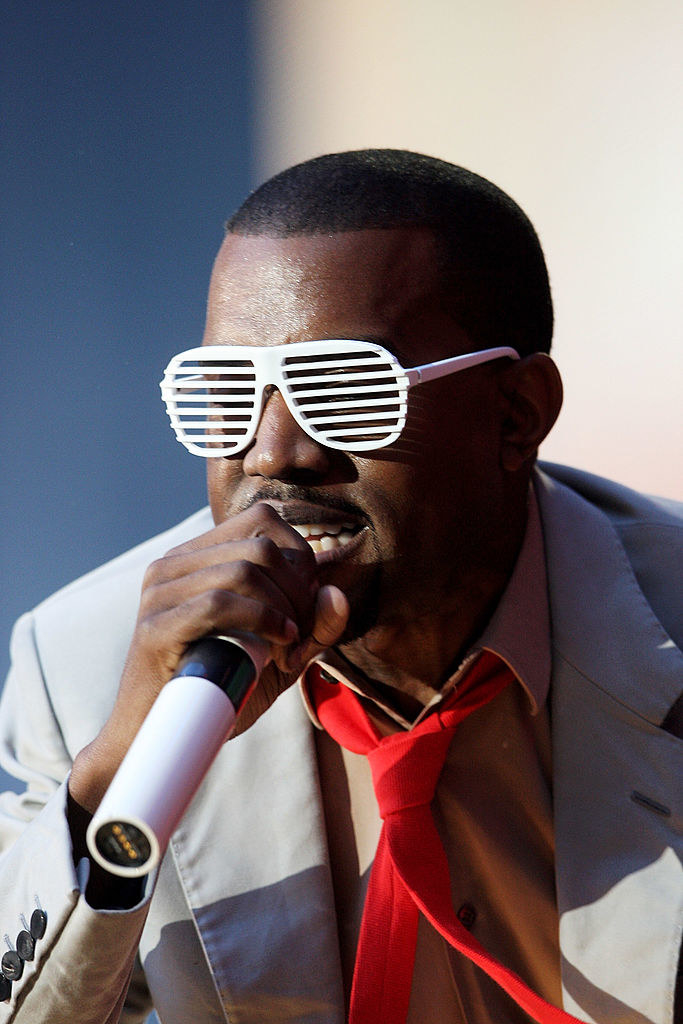 Kanye wearing cool shades
