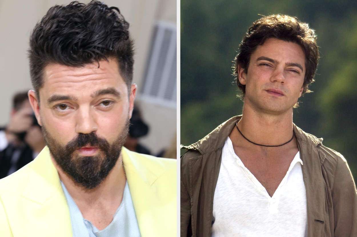 Dominic Cooper at an event; Dominic Cooper as Sky
