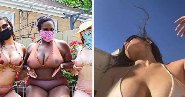 DailyEdge on X: The 'nipple bikini' makes you look topless, without  actually going topless   / X