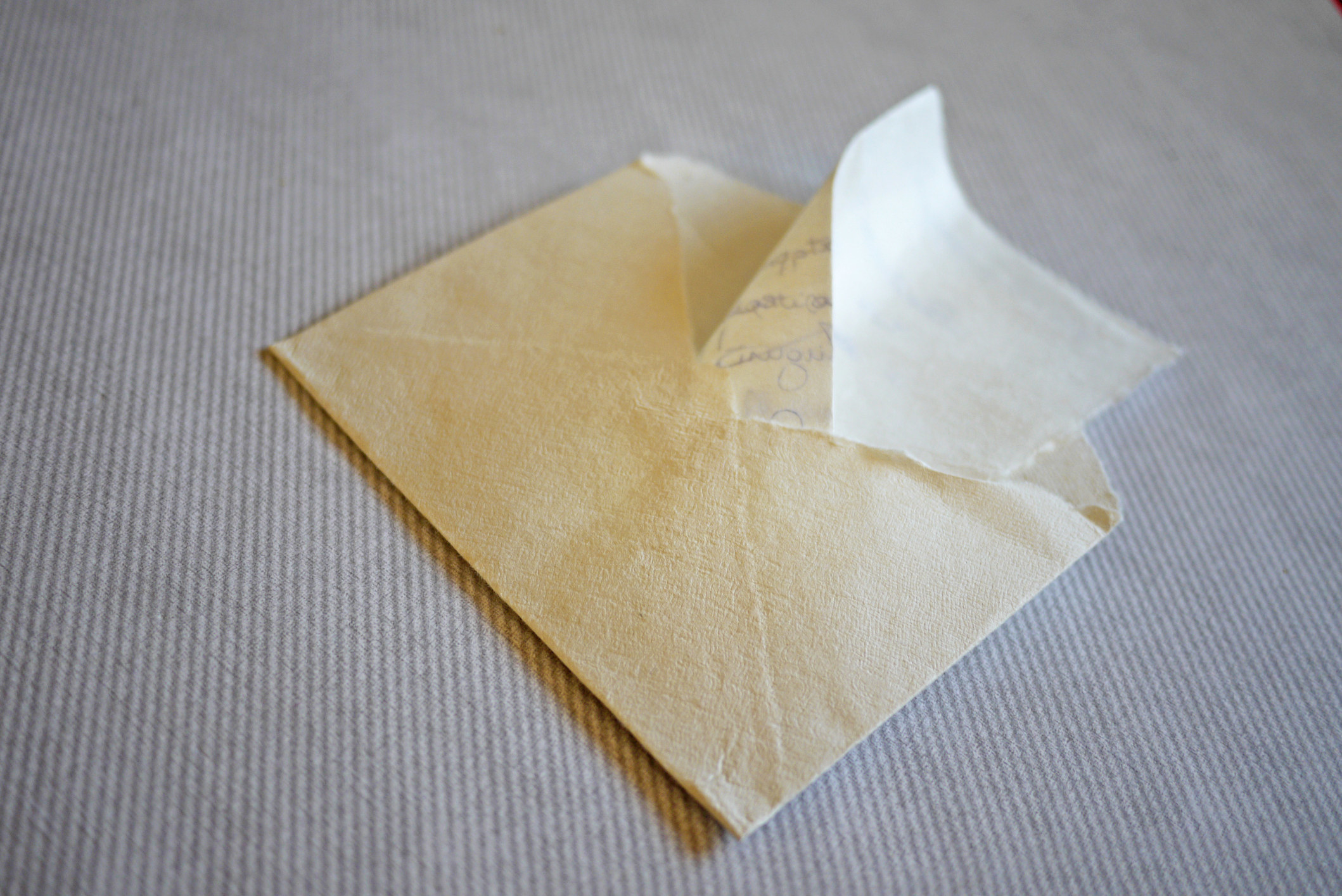 A letter in an envelope