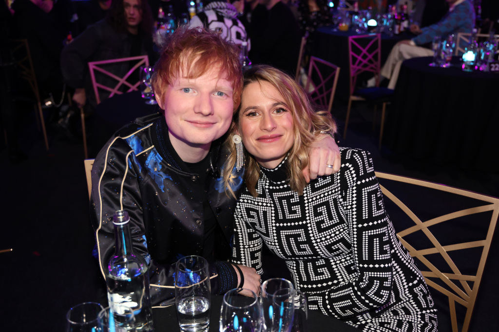 Ed Sheeran and Cherry Seaborn at an event