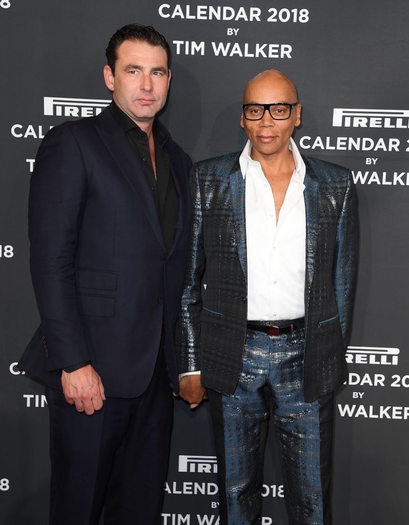 LeBar and RuPaul at an event