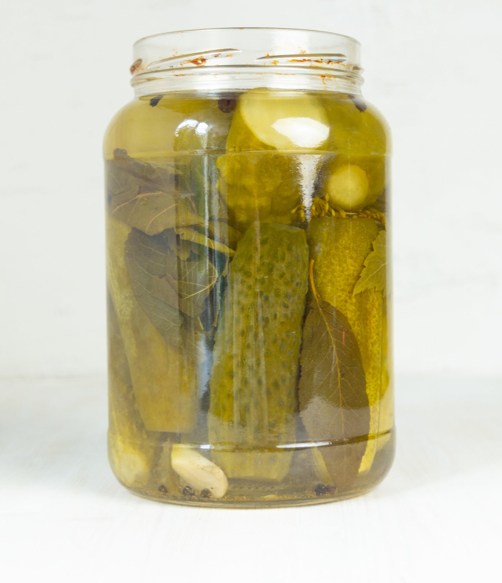 a jar of pickles