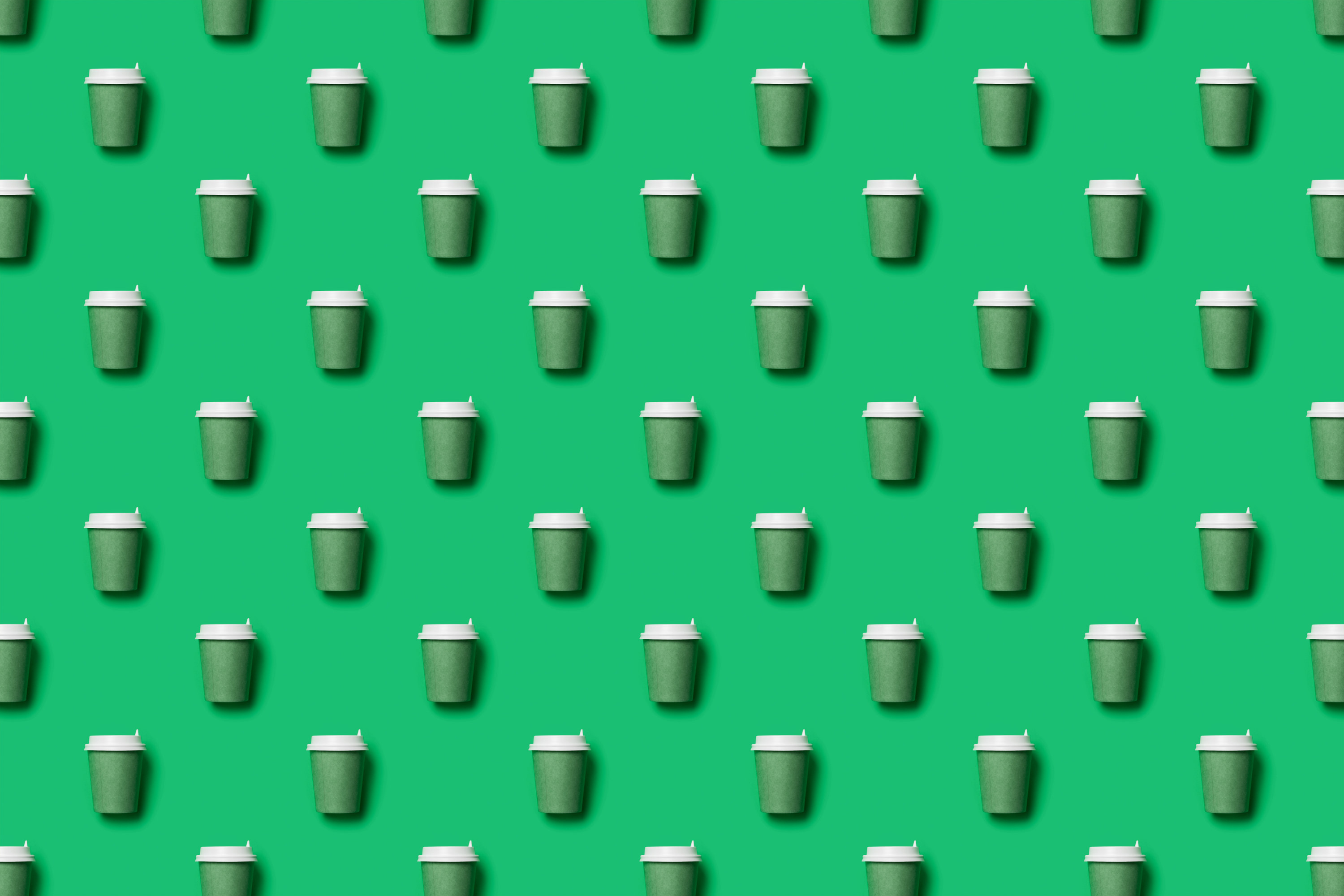 an illustration of coffee cups