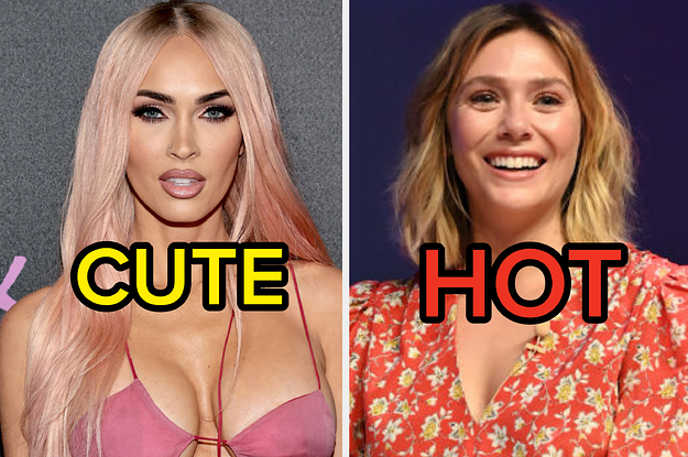 A close up of Megan Fox and Elizabeth Olsen